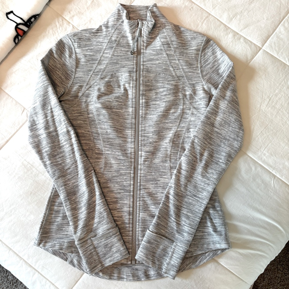 lululemon light gray define jacket